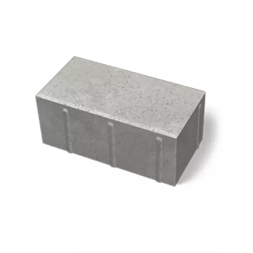 Siena Fasad Halvsten Grå 233x117x100mm Benders