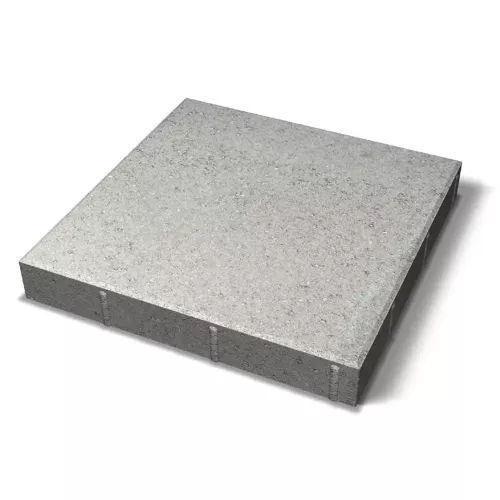 Markplatta Villa Slät Fasad Grå 400x400x60mm Benders