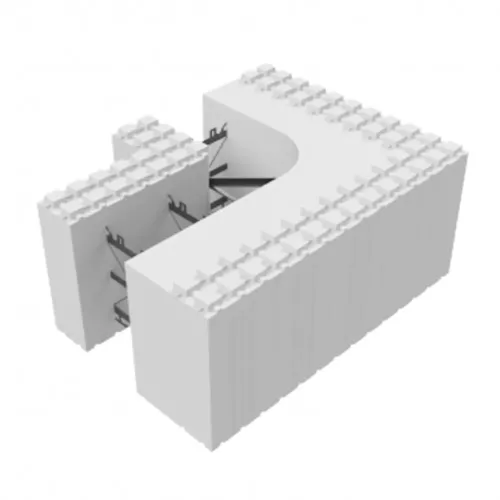 Hörnblock Thermomur 450 UTV Höger från Jackon