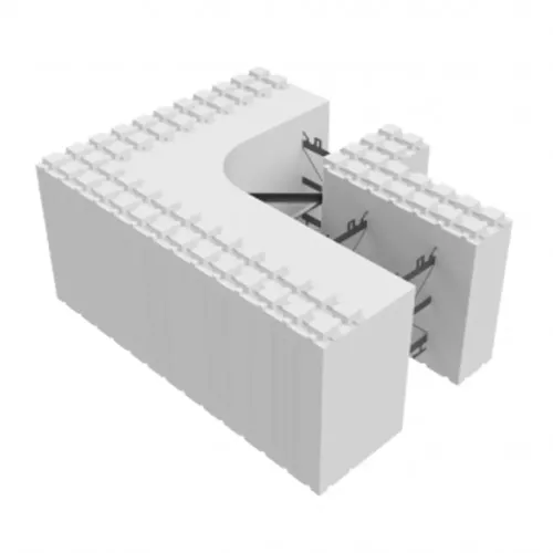 Hörnblock Thermomur 450 UTV Vänster Jackon
