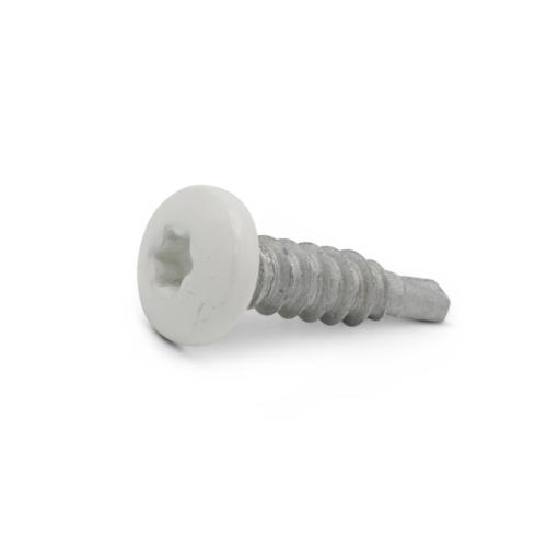 Pilasterskruv 4,8x19mm Vit 250st Fast 284821