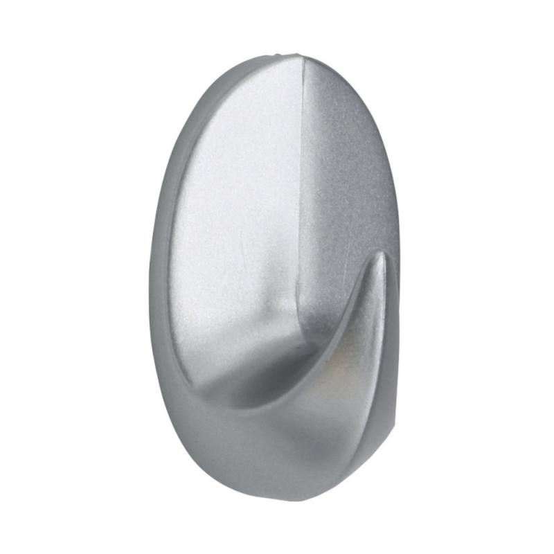 Krog Oval Mini Selvklæbende 30x21x12mm Mat Chrom 3stkx10pakke Bårebo 154270