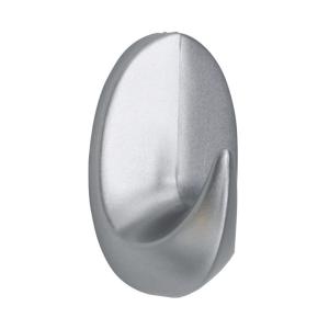 Krok Oval Mini Självhäftande 30x21x12mm Matt Krom 3stx10pak Bårebo 154270