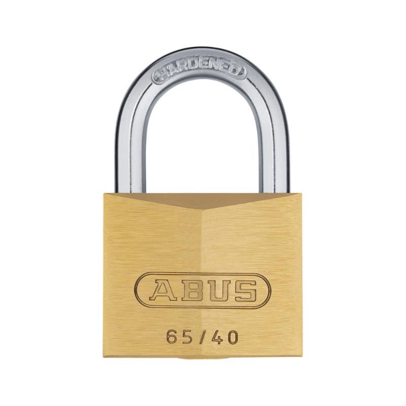 Hængelås 65/40, Låsenv 6401, Messing, Abus