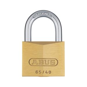 Padlock 65/40,, Lock 6402, Brass, Abus