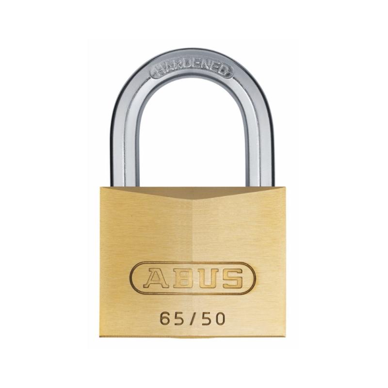 Hængelås 65/50, Låsen 6501, Messing, Abus