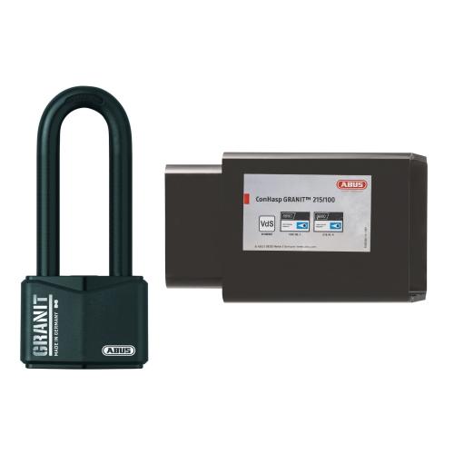 Containerlås 215/100, 37RK/70, Svart, Abus
