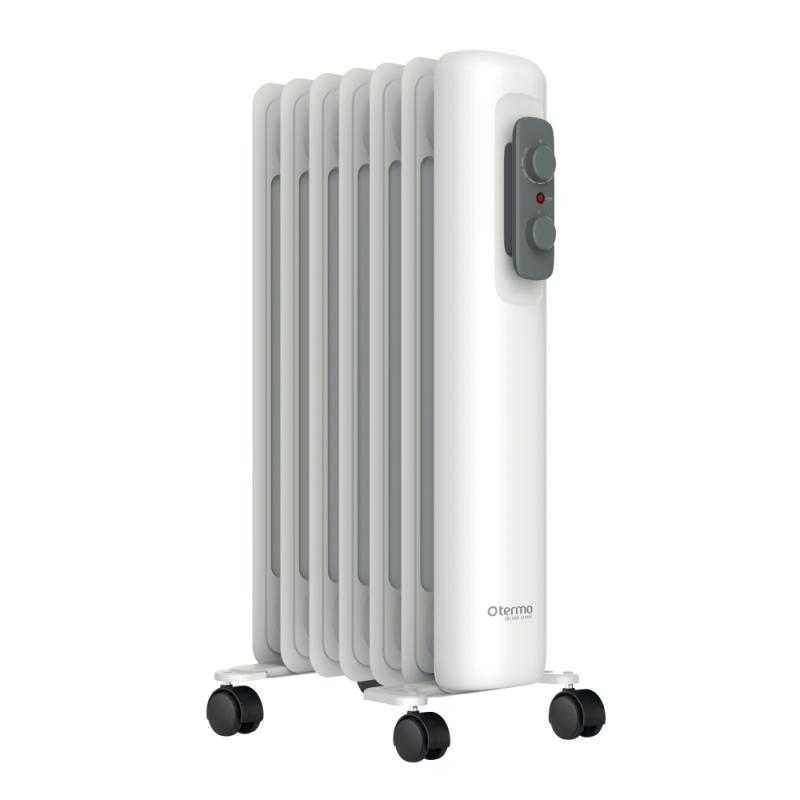 Oljeelement Med Hjul 1500W 220-240V IP20 Vit Termo