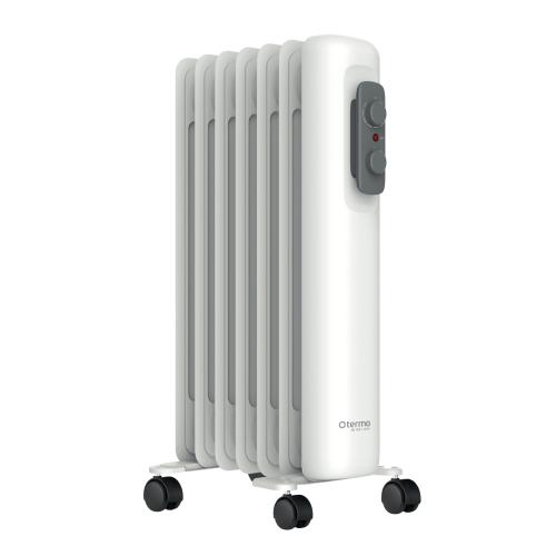 Oljeelement Med Hjul 1500W 220-240V IP20 Vit Termo