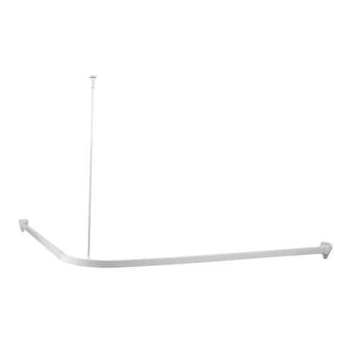 Draperiskena 900x1700mm, Vit, Habo 30140