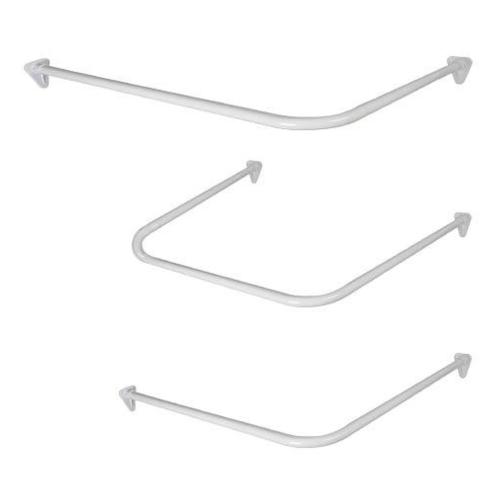 Kombinationsgardinstang 900x900x900mm, Hvid, Habo 30145