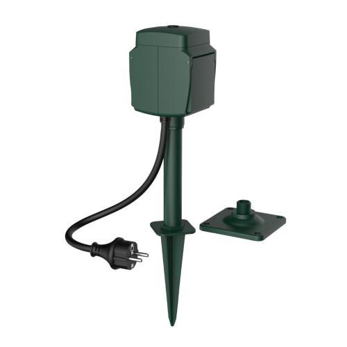 Smart Strømskinne Wi-Fi Udendørs Med Groundhog 16A 3680W 230V Grøn Gelia