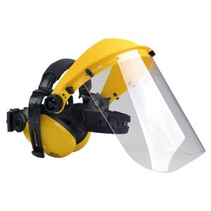 Hearing Protection With Plexiglass, Yellow, Oregon