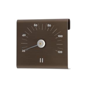 Sauna Thermometer, Aluminium, Tar Brown, Rento