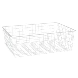 Wire Basket For Pull Out Frame, 60x40x18cm, White, Elfa