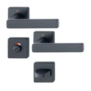 Indvendigt Dørgreb Swedoor Dallas Med Toiletknop Sort