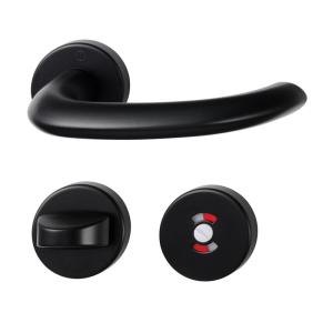 Indvendigt Dørgreb Swedoor Marseille Med Toiletknop Sort