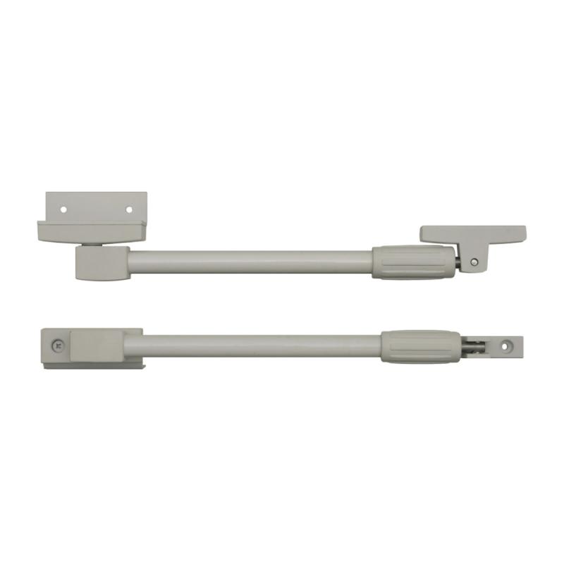 Dørbremse DX1 590-769mm Hvidmalet Stål Beslagkonsult