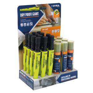 Carpenter's Pencil, Dry Profi Giant Display, Lyra