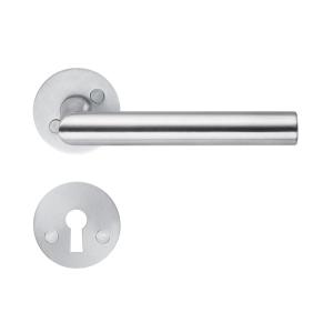 Inner Door Handle Brushed Stainless Steel, 3pcs, Beslagsboden B236SN/3