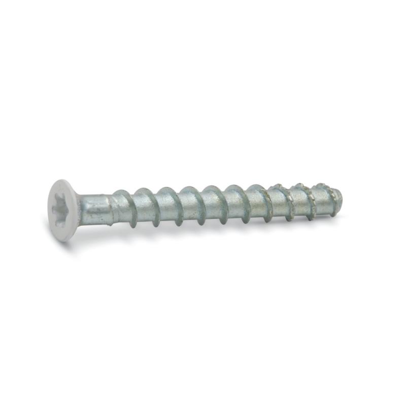 Listeskrue Beton 5,0, 100stk, Fast (40 mm, White)