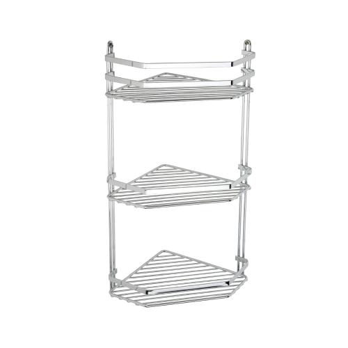 Trådhylde Corner 3 Plane, Chrome, Arrow