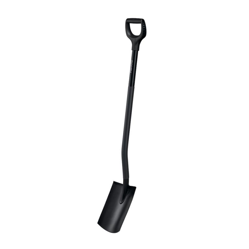 Spade Comfort Halvrund, 1250mm, Svart, Fiskars