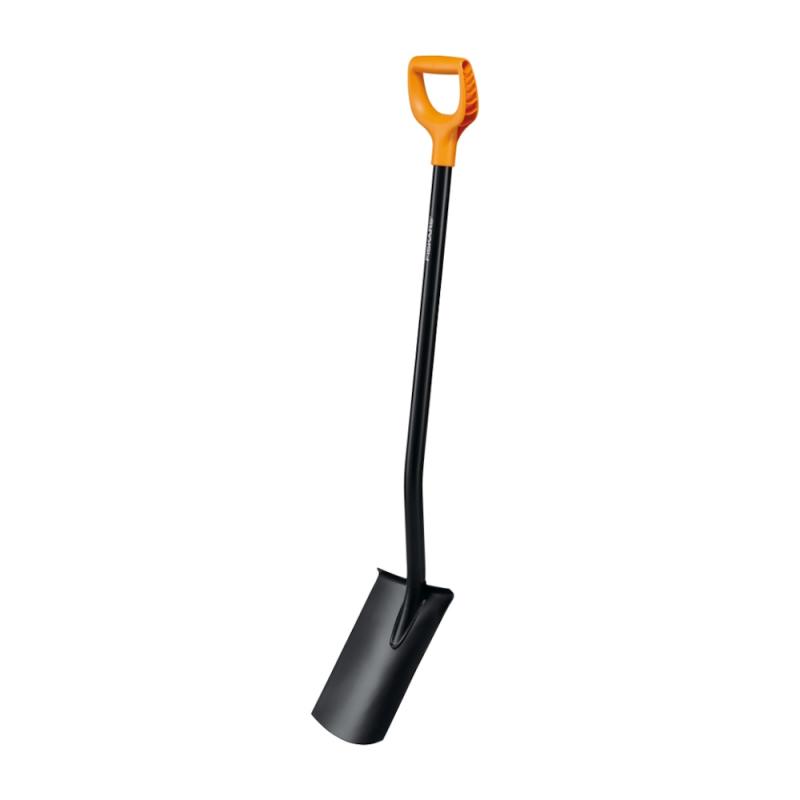 Spade Solid Halvrund Metall, 1170mm, Fiskars