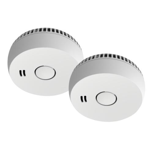 Brandvarnare, Optisk, 9V Batteri, 85dB, Vit, Gelia