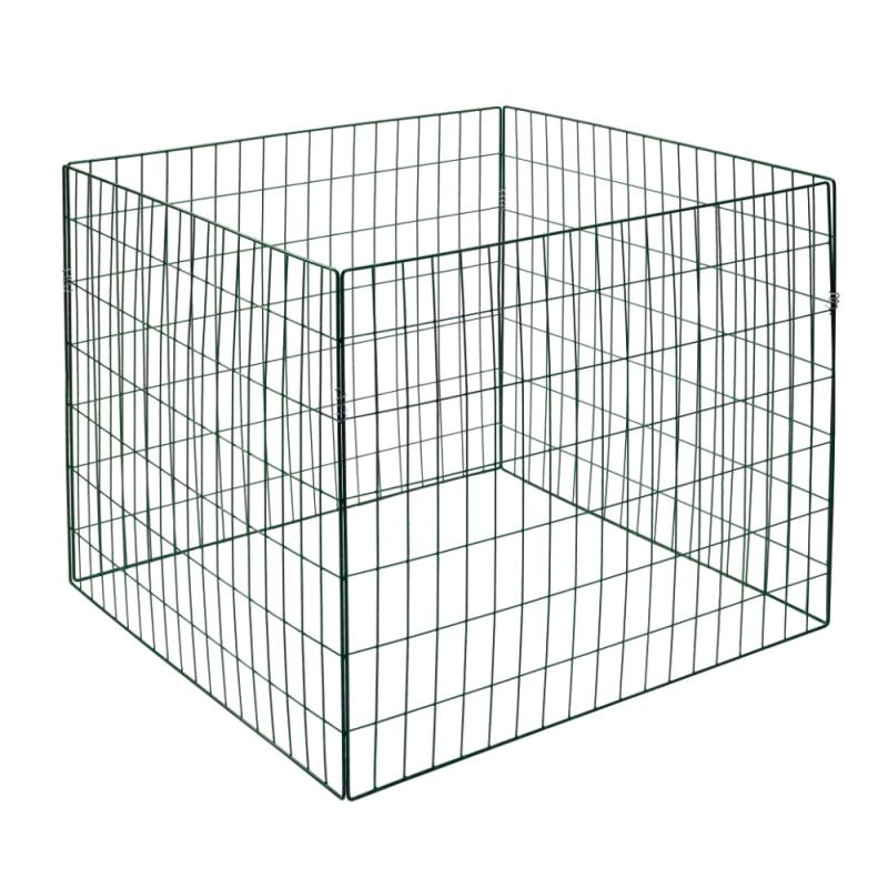Kompostrist, 90x90x70cm, Sort, 3stk, Nyby