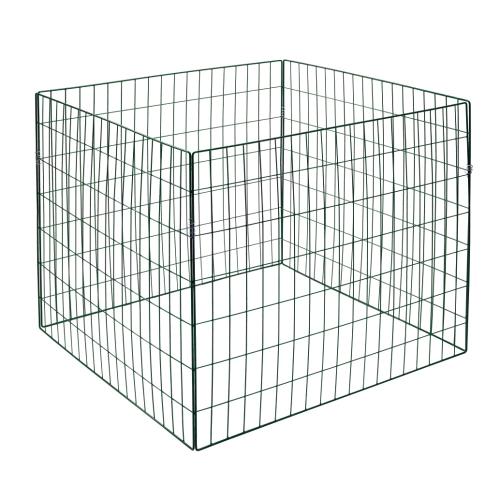 Kompostrist, 90x90x70cm, Sort, 3stk, Nyby