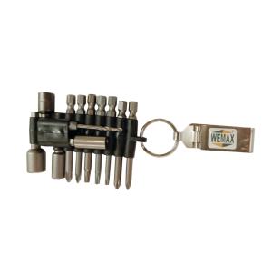 Bitssats BC 12-Delar Skruvhylsa Magnetisk PH/TX/PZ 70mm Wemax  no stock