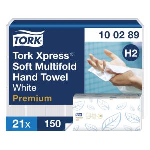 Papirhåndklæde H2 Xpress Premium, 21stk, Tork