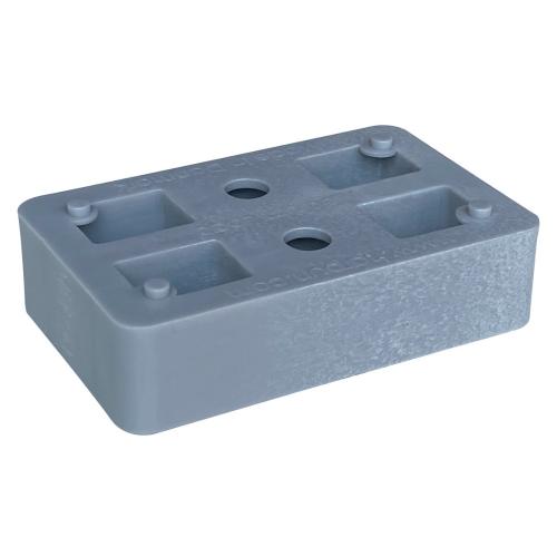 Pallebakke 80x50x20mm, Grå, 250stk, Harpun