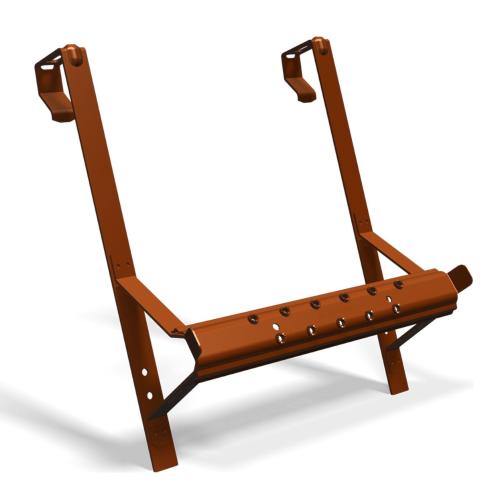 Bärläktsteg Tvilling CC 350mm Tegelröd Benders