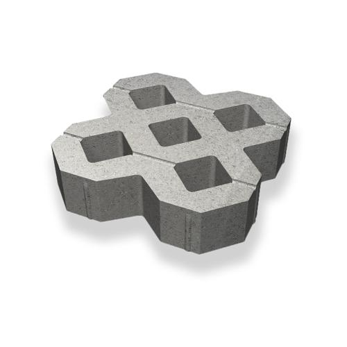 Markplatta Gräsarmeringsplatta Drain 400x400x100mm Grå, Benders