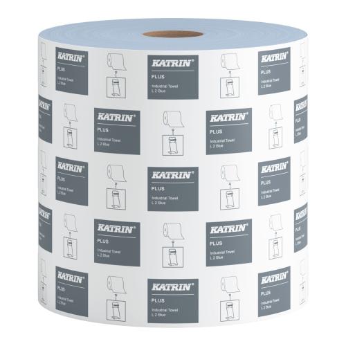Tørrerulle Plus L2, Blå, 2stk, Katrin