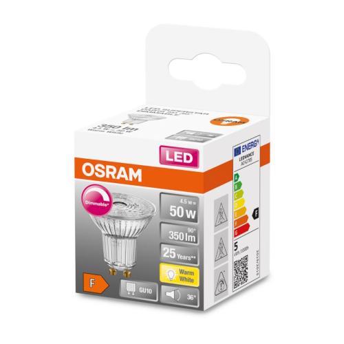 LED Lamp PAR16 Dimmable Superstar 4.5w/2700K, Osram