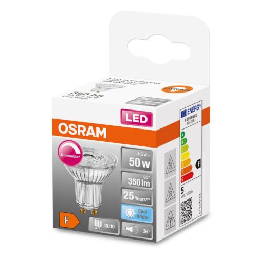LED Lamp PAR16 Dimmable Superstar 4.5w/4000K, Osram