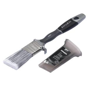 Lacquer Brush Slanted, Platinum, 35mm, Anza