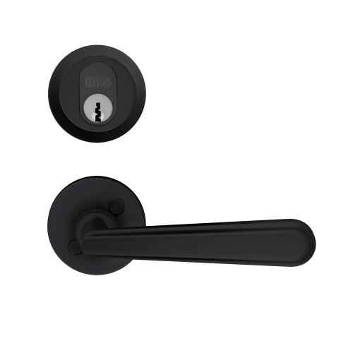 Fordørssæt Mat Sort, Beslagsboden B1557B