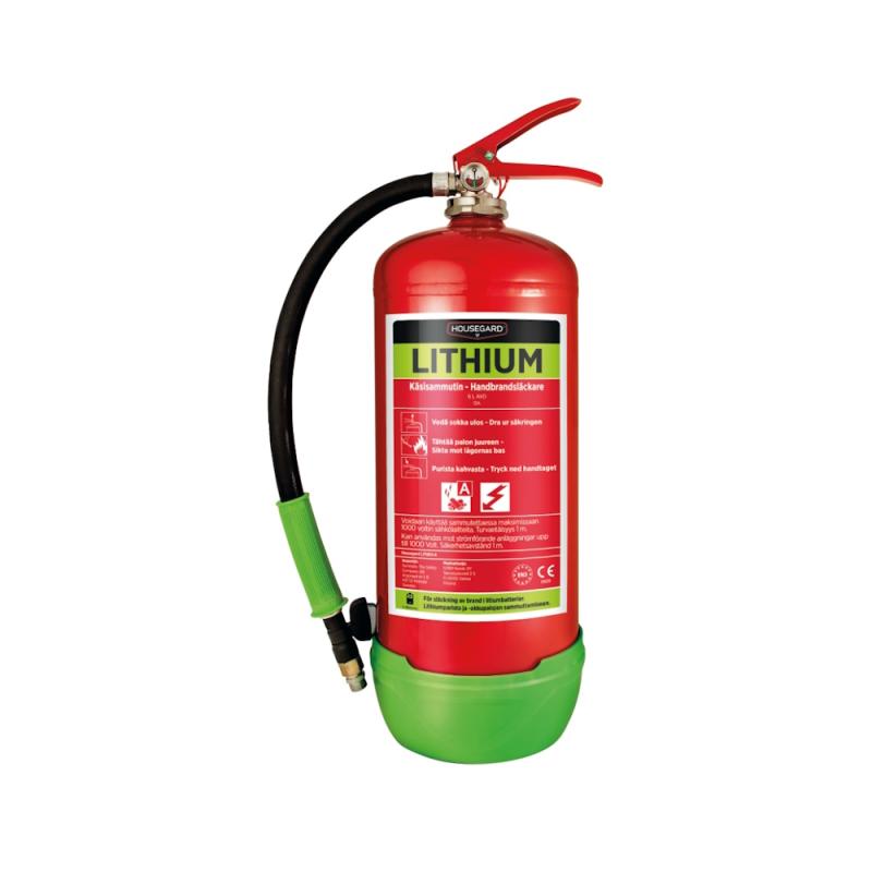 Brandsläckare AVD, 13A, 6L, Röd, Housegard