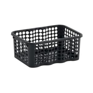 Storage Basket Rondo, 1.5L, Black, 20pcs, Nordiska Plast