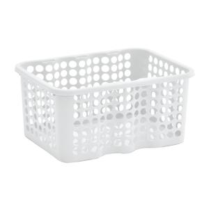 Storage Basket Rondo, 6L, White, 10pcs, Nordiska Plast