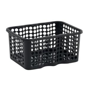 Storage Basket Rondo, 6L, Black, 10pcs, Nordiska Plast