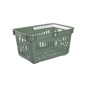 Indkøbskurv Eco, 27L, Khaki Green, Nordiska Plast