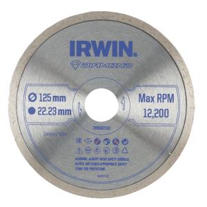 Diamond Cutting Disc Tile, 125x22.2mm, Irwin