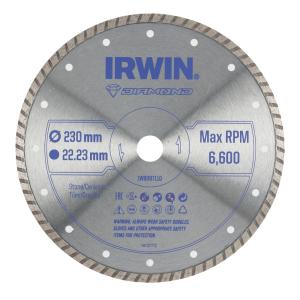 Diamond Cutting Disc Tile, 230x22.2mm, Irwin