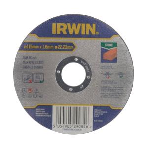 Cutting Disc Stone, 115x22.2x1.6mm, 25pcs, Irwin