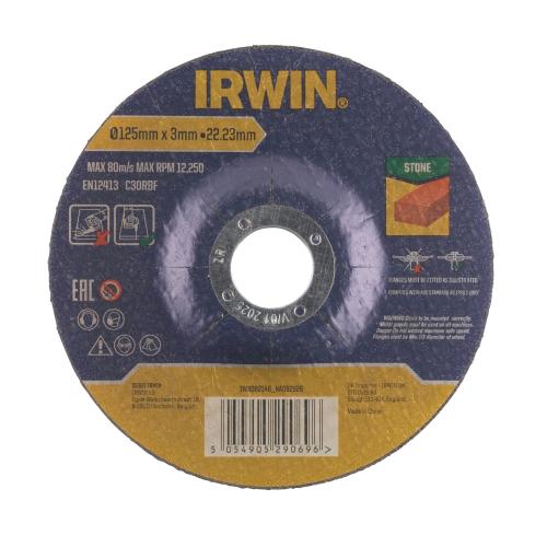 Stenskæreskive, 125x22,2x3,2mm, 25stk, Irwin